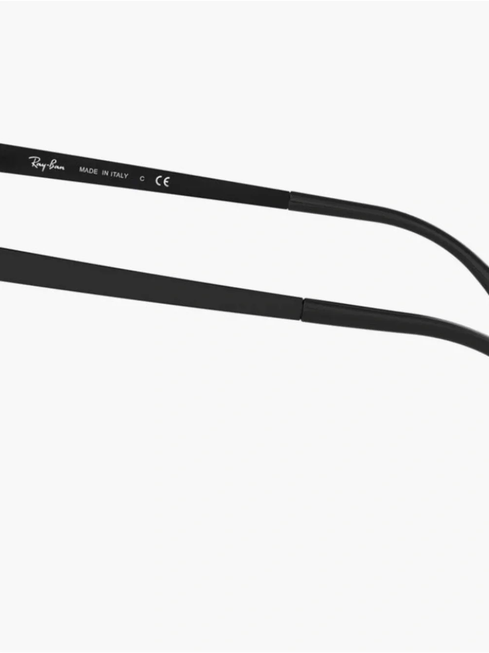 Ray-Ban Clubmaster Metal Matte Black/Blue Sunglasses RB3016